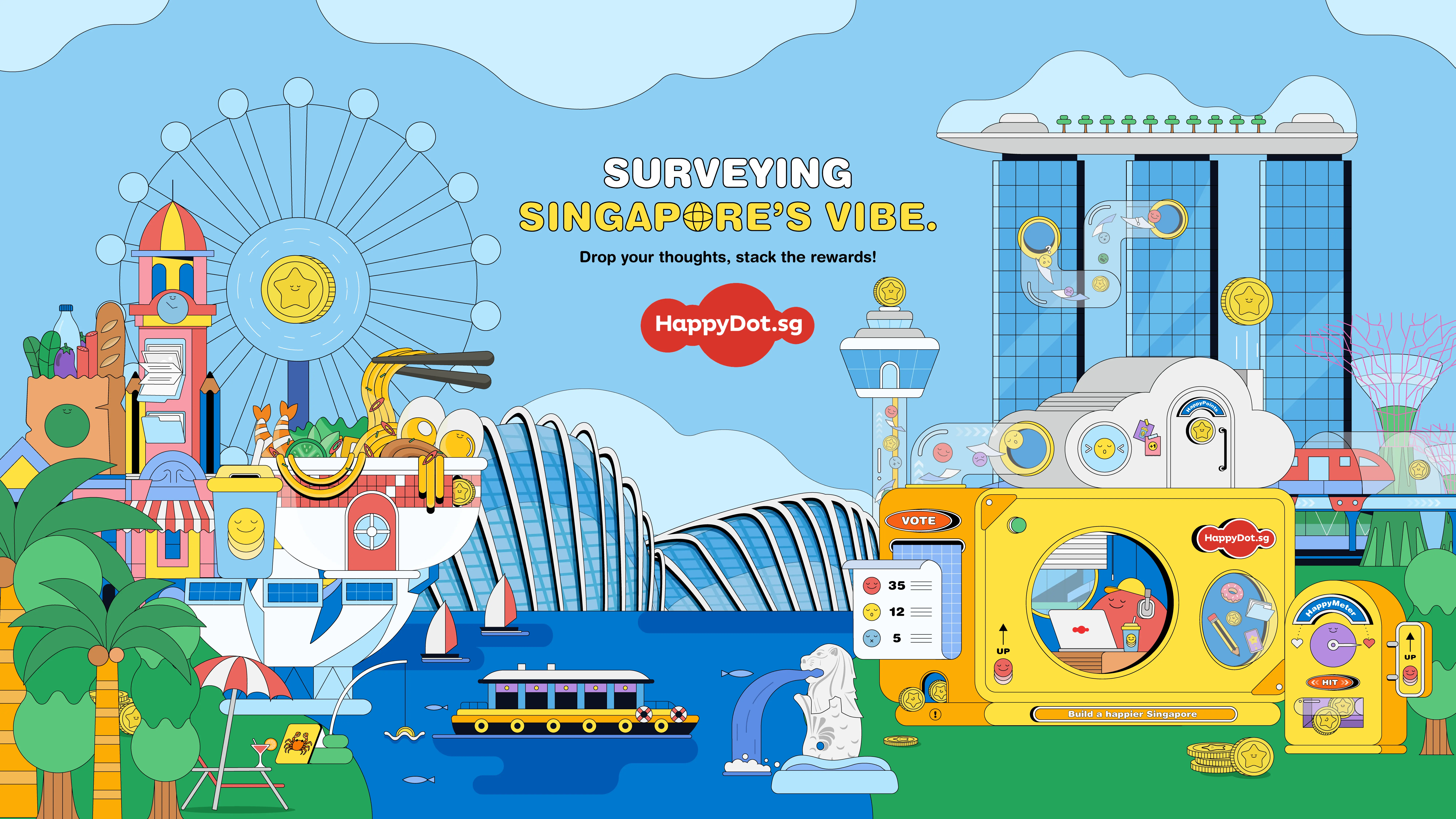 HappyDot.sg social media campaign