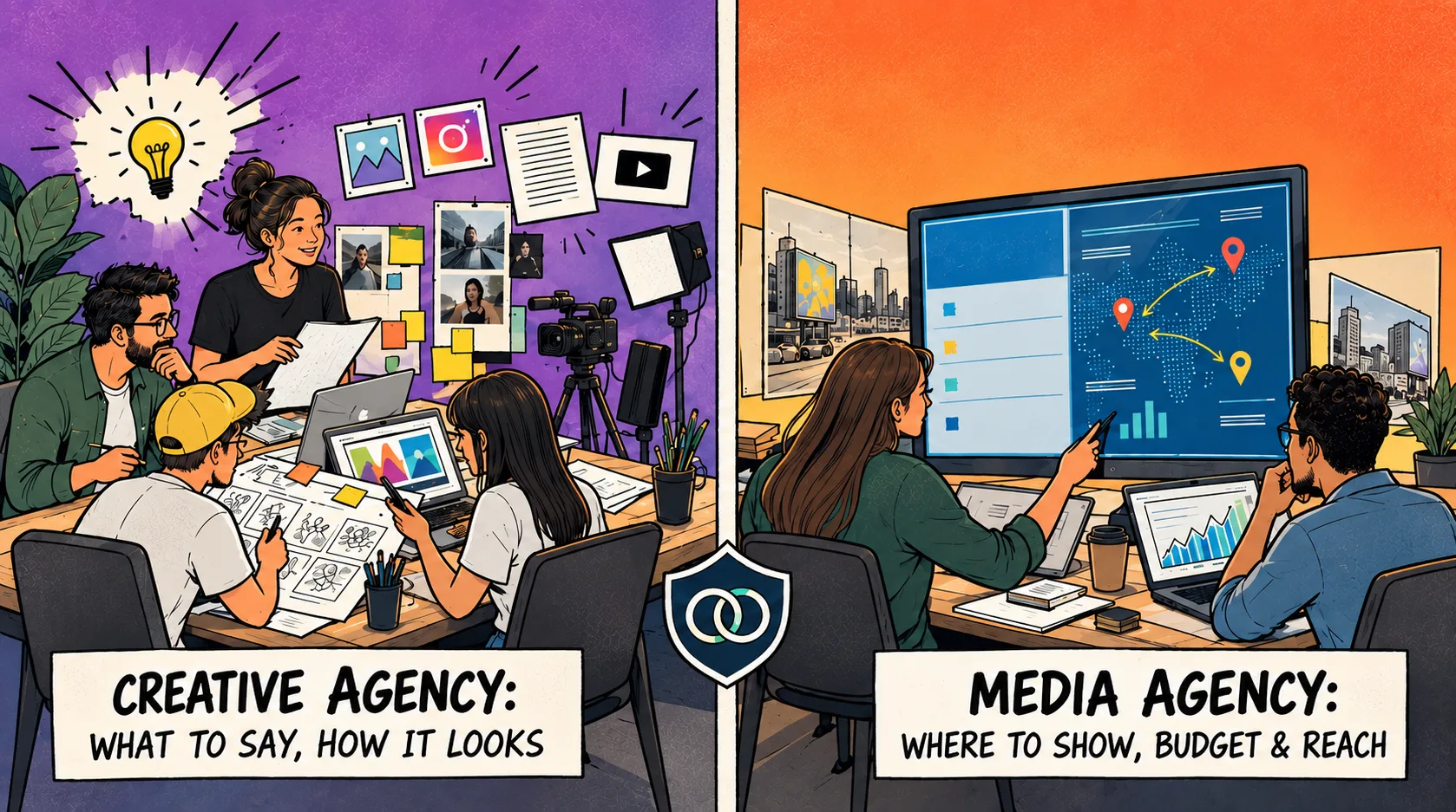 What's the Difference Between a Media Agency and a Creative Agency?