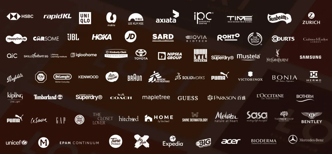 Selected client brands LOKi has worked with