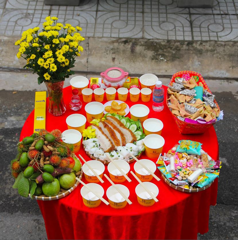 Mâm Cúng Cô Hồn 999K (Heo Quay)