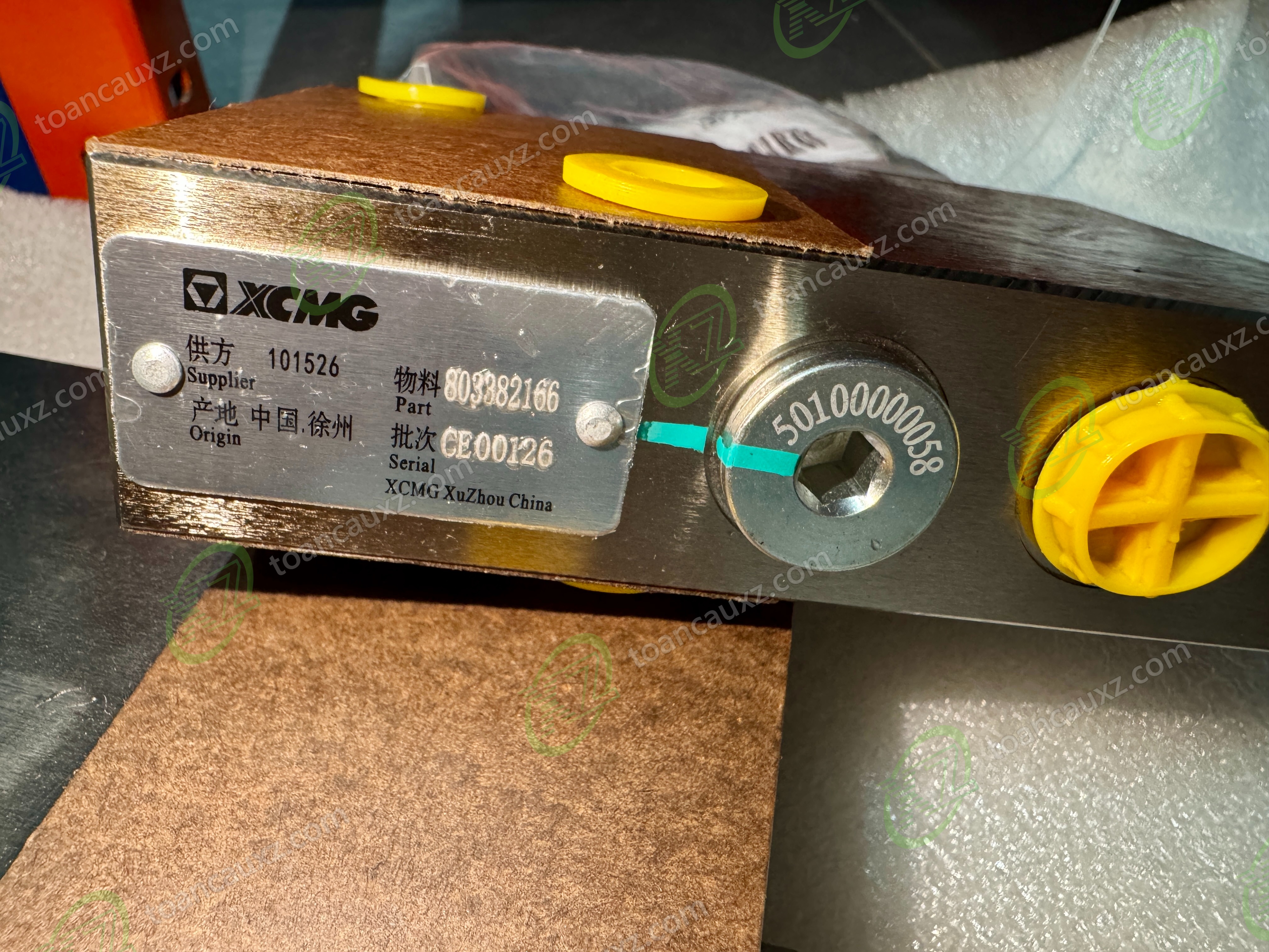 Van phanh tời cẩu bánh xích XGC55 XGC75 — ảnh 3