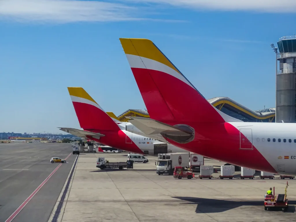 Transport At Busiest Airport In Spain