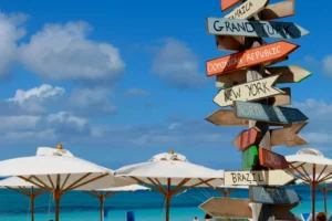 Providenciales Island Part Of The Turks And Caicos Islands In The Caribbean