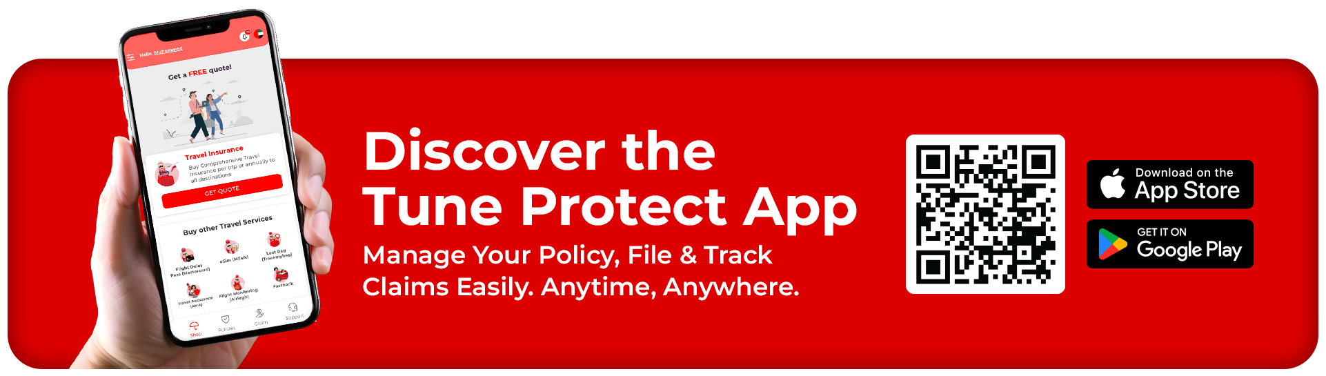 Tune Protect Claim App