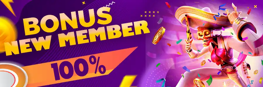 BONUS NEW MEMBER 100%