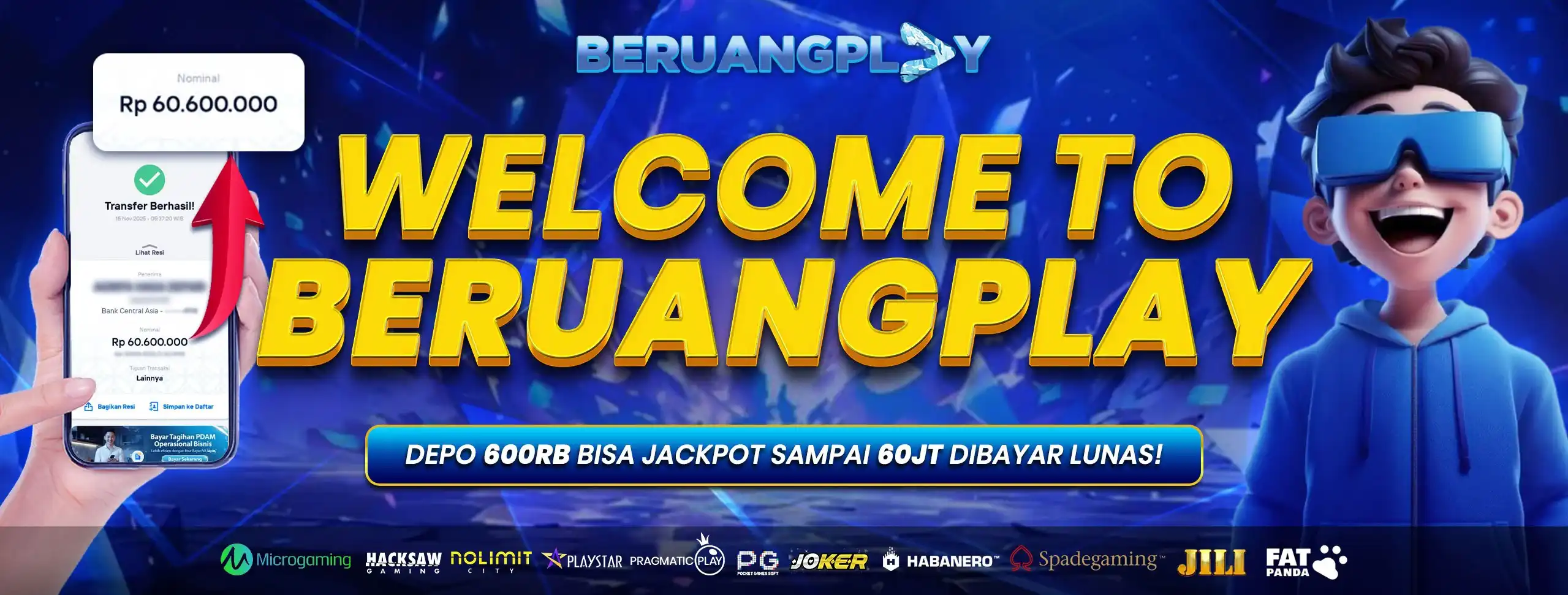 BANNER BUKTI KEMENANGAN