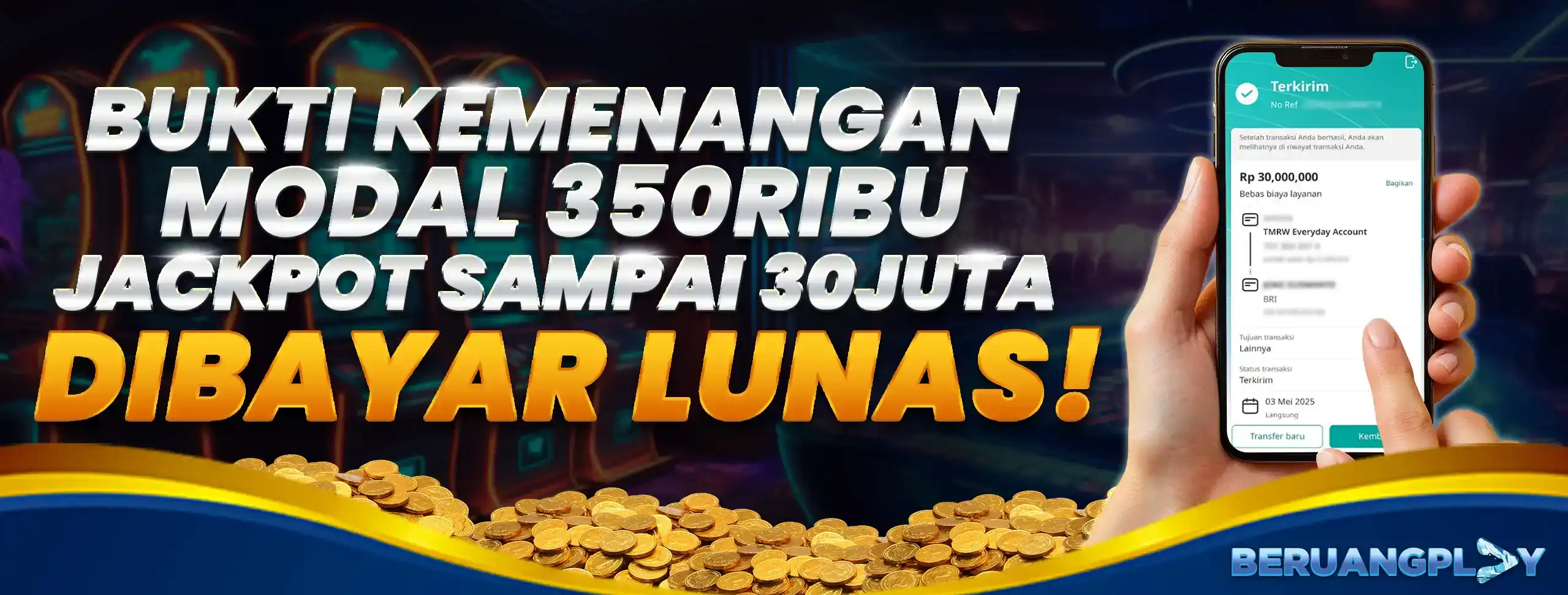 BANNER BUKTI KEMENANGAN