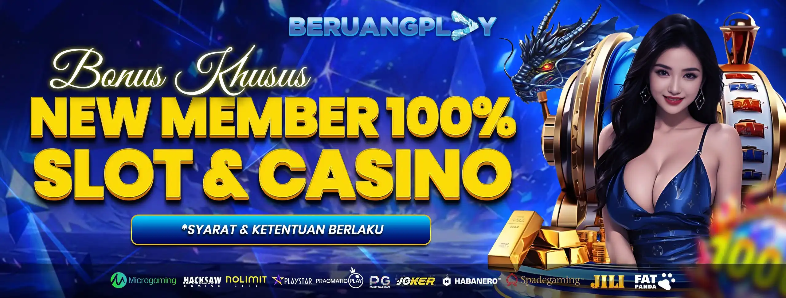 Bonus New member 100% Slot & Casino