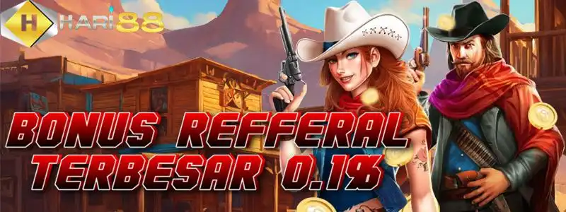 BONUS REFFERAL TERBESAR 0.1%