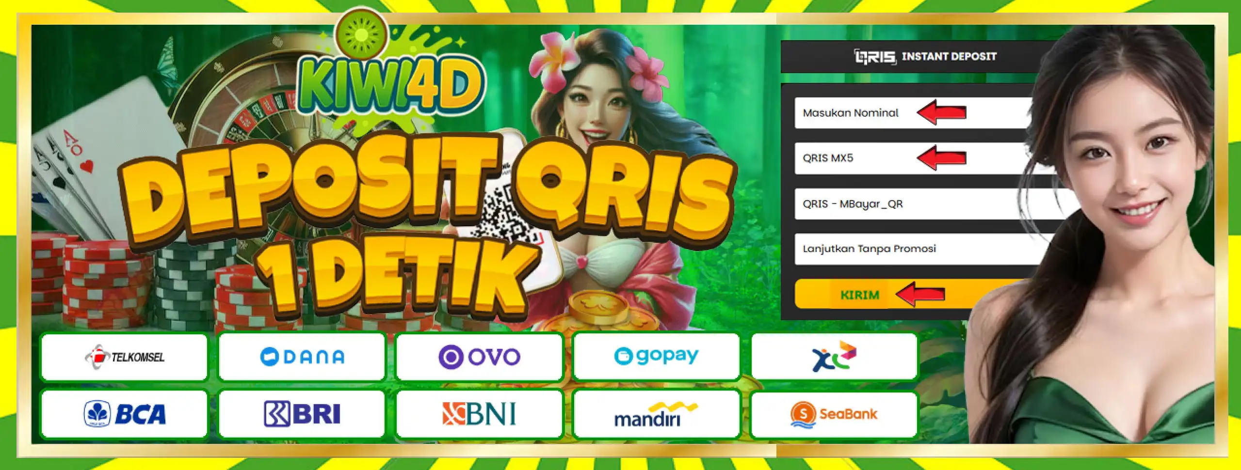 DEPOSIT QRIS HANYA 1 DETIK