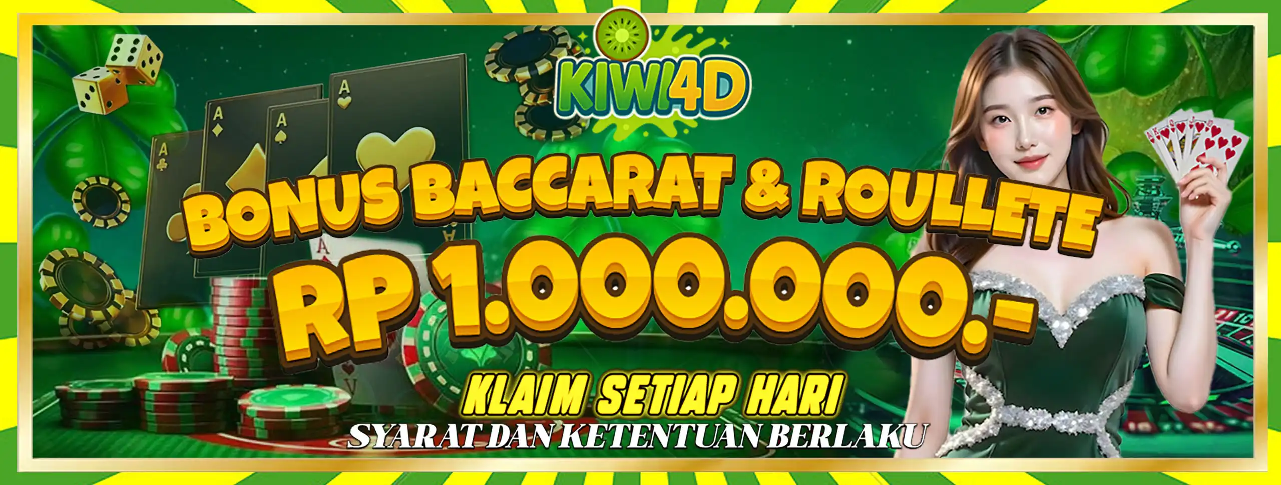 BONUS BACCARAT & ROULLETE