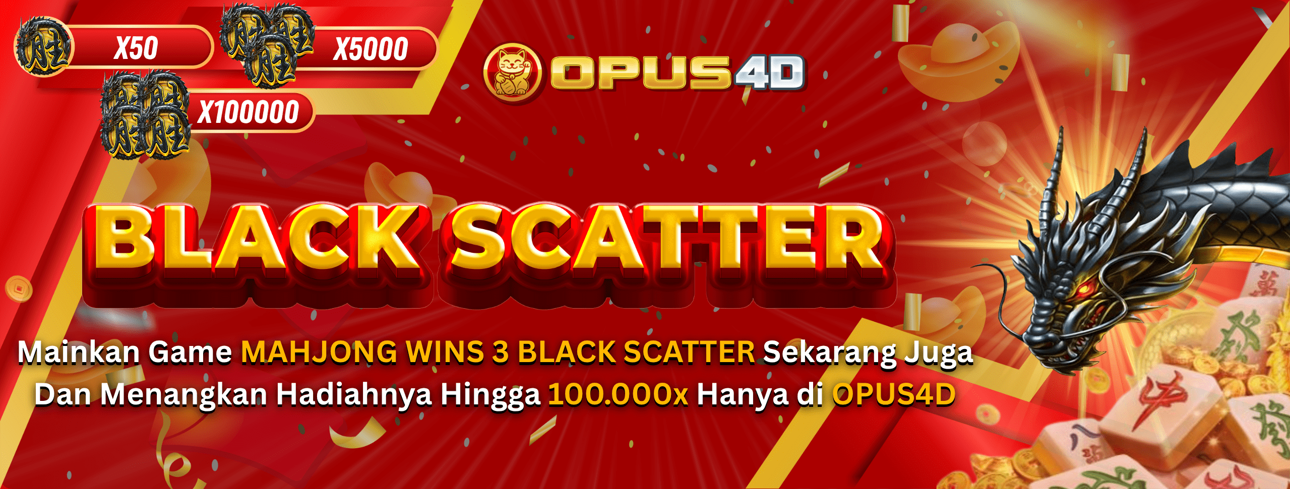 BLACK SCATTER MAHJONG WINS 3