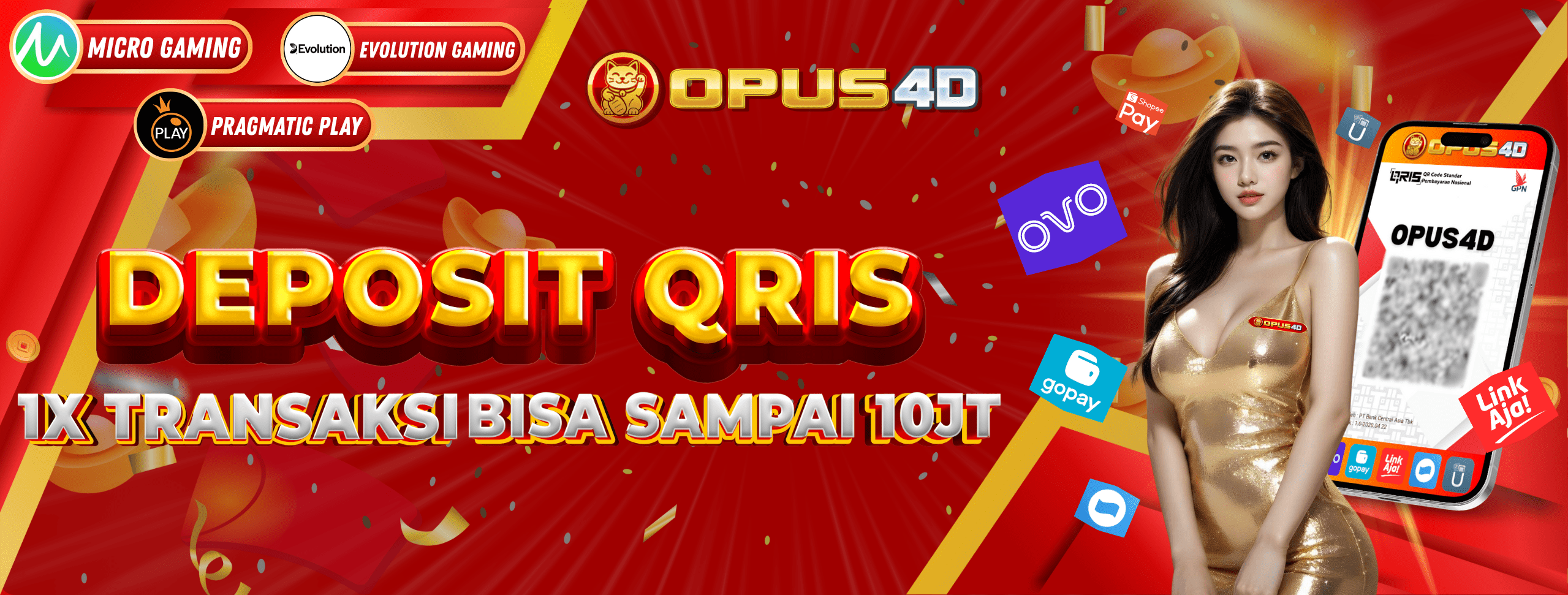 DEPOSIT QRIS 1X TRANSAKSI BISA SAMPAI 10JT