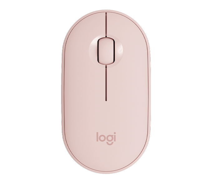 Mouse Logitech Silent Wireless and Bluetooth PEBBLE M350 Rose (910-005601) (1Y)