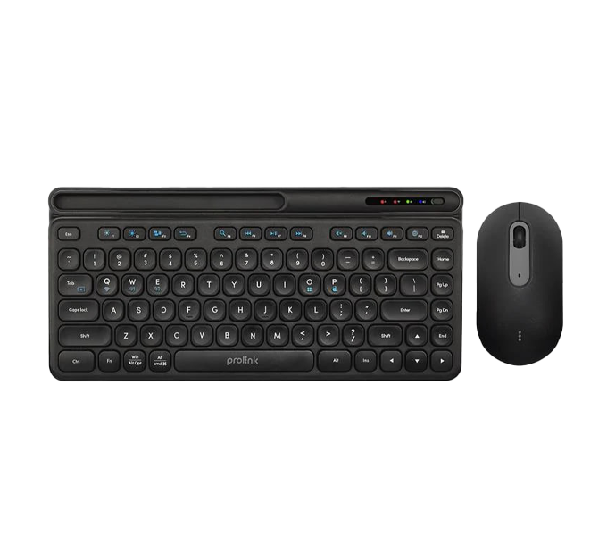 Keyboard + Mouse Multi-device Mini combo Prolink GMK-5007M BLK (Wireless +BT) Up to 3 Devices(3Y)