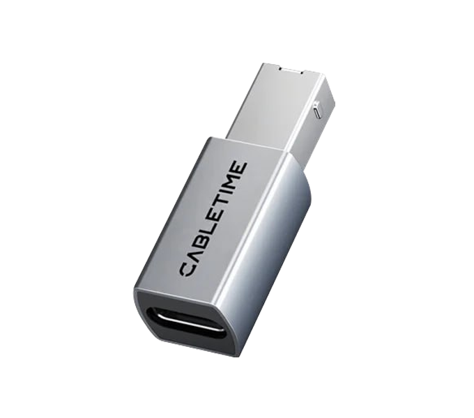 CABLETIME USB C to USB B 2.0 Printer Adapter (CT-CFBM2-AG)(2Y)