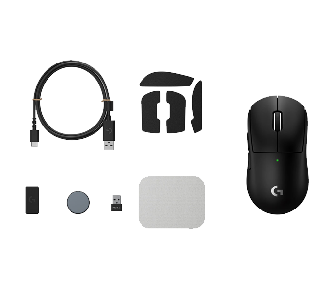 Mouse Logitech G Pro X Superlight 2c Wireless Gaming Mouse Black (Small–medium hands)(910-007533)2Y