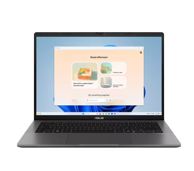 ASUS Vivobook S14 S3407CA-LY071W-Core 7 255H -16GB-1TB-14"WUXGA-W11-UMA-MatteGray-BL-MS+BAG-2Y