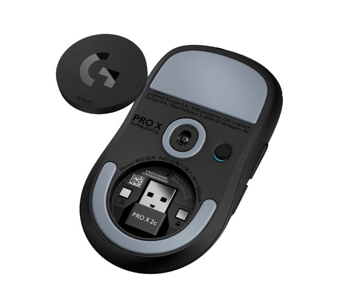 Mouse Logitech G Pro X Superlight 2c Wireless Gaming Mouse Black (Small–medium hands)(910-007533)2Y