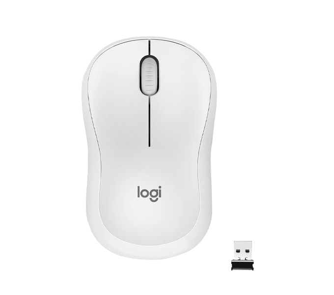 Mouse Logitech M220 Silent Wireless Mouse -10m Range (910-006508, White)