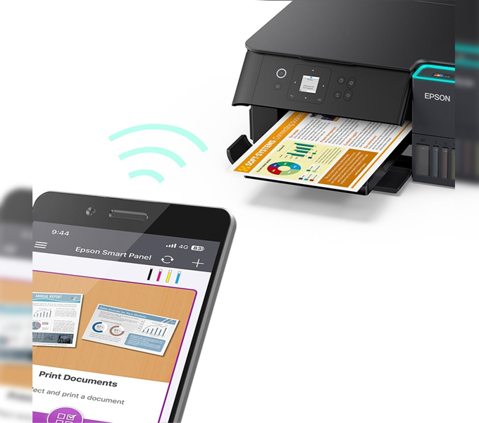 Printer Epson EcoTank L4360 A4 Color (3-in-1)(Print,Scan,Copy, WI-FI, Duplex)(Ink 001)1Y