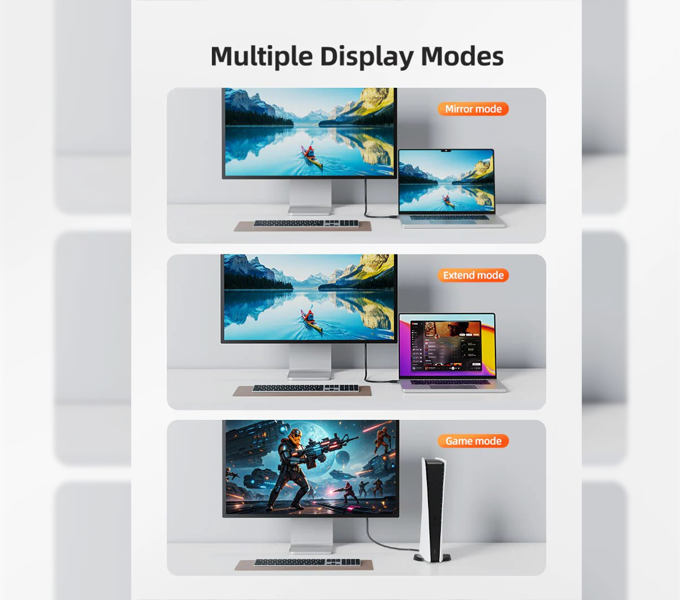 CABLETIME 3M 4K HDMI Extension Cable Adapter Male to Female HDMI Extender (CH25N)(CT-HDMF4K-AG3) 2Y