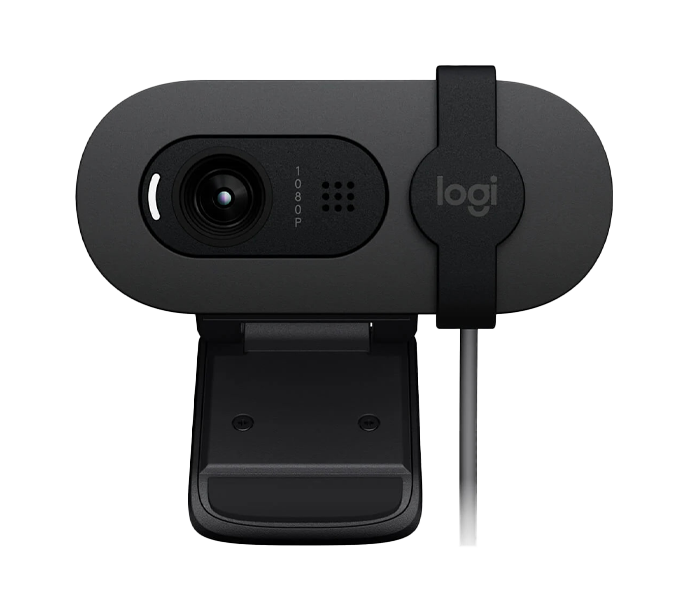 Webcam LOGITECH BRIO 100 FHD 1080p Webcam auto-light balance privacy shutter- GRAPHITE(960-001587)1Y
