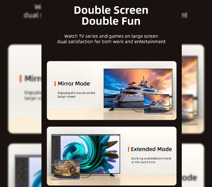 CABLETIME Cable 2M 6.6ft 8K 60Hz l USB Type-C to DisplayPort Cable 4K 144Hz (CC23L)(CT-CBD8K-ZG2)2Y