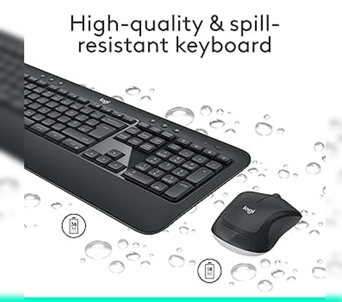 Keyboard and Mouse COMBO Logitech MK540 Advanced Wireless  - BLACK (920-008682)3Y