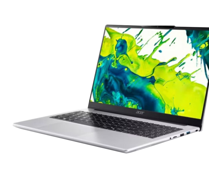 Acer Aspire Lite AL15-53P-70YP-Core 7 150U-16GB-512GB-15.6"-No ODD-DOS-UMA-Light Silver (2Y)