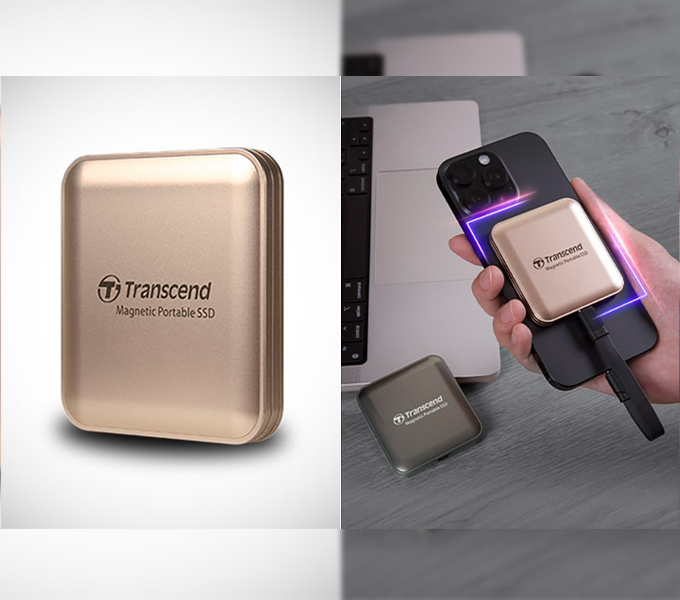 SSD External 1TB ESD420G TS1TESD420G Transcend-USB 20Gbps,Type C,Magsafe ,Gold (5Y)