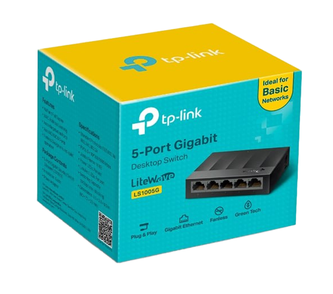 Switch HUB TP-LINK 5Ports Gigbite LS1005G (1Y)