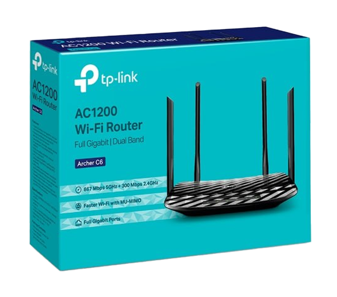 Router TP-link Wi-Fi AC1200 Model Archer C6
