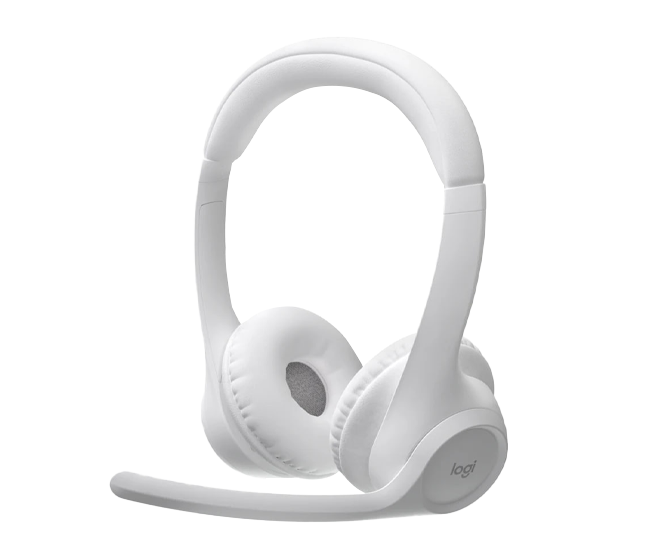 Headset Logitech Zone 300 Bluetooth  - OFF-WHITE - APANZ-122 (981-001418) 1Y