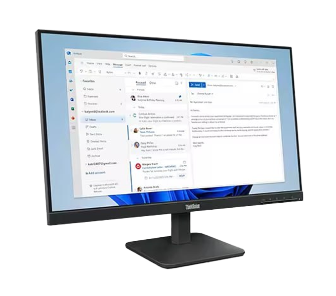 LED Monitor Lenovo ThinkVision S24-4e 23.8'' FHD(1920x1080) 100Hz-HDMI CB (Port: VGA,HDMI)64B5KAR1VN