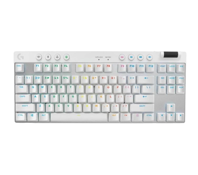Wireless Keyboard Logitech G PRO X TKL LIGHTSPEED Gaming - WHITE-Mechanical Switches (920-012149)1Y
