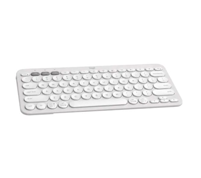 Keyboard Logitech Minimalist Bluetooth® Pebble Keys 2 K380s-TONAL WHITE-US-APANZ-122(920-011754)1Y