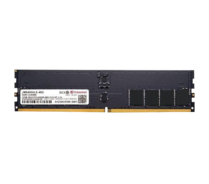 RAM 48GB JM DDR5 6400Mhz U-DIMM Transcend (JM6400ALE-48G) 2Rx8 3Gx8 CL52 1.1V (desktop)
