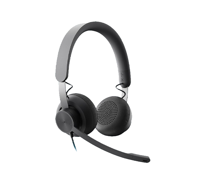 Headset Logitech Zone Wired UC - GRAPHITE - APANZ-122 (981-001097) 1Years Warranty