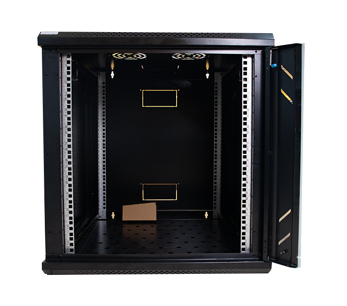 Rack Closed 12U 600W X 600D X 635H BLACK COLOR -FINEN