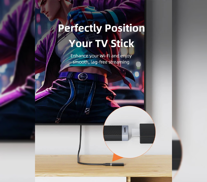 CABLETIME 3M 4K HDMI Extension Cable Adapter Male to Female HDMI Extender (CH25N)(CT-HDMF4K-AG3) 2Y