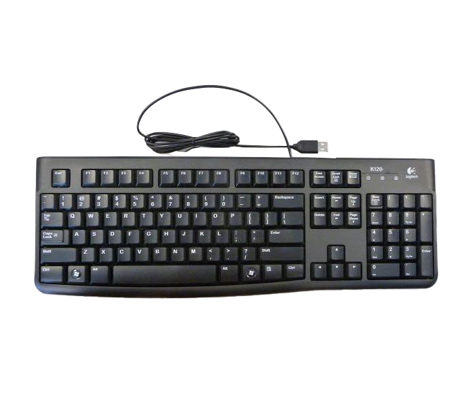 Keyboard English Logitech K120 USB (920-002582) (3Y)