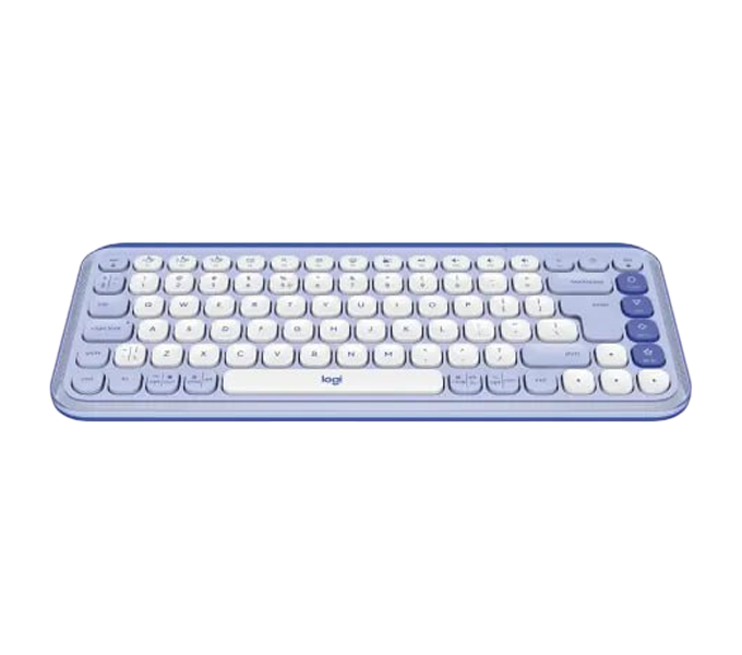 Keyboard Logitech POP ICON KEYS -Lilac & Off White - US - APANZ-122 (920-013086) 1Y