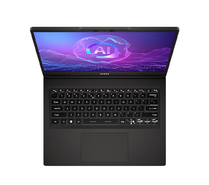 MSI Venture A14 AI+ A3HMG-003KH Ryzen AI 7 350-16GB-512GB-AMD Re-14"2.8K OLED-Win11H-Solid Gray-2Y