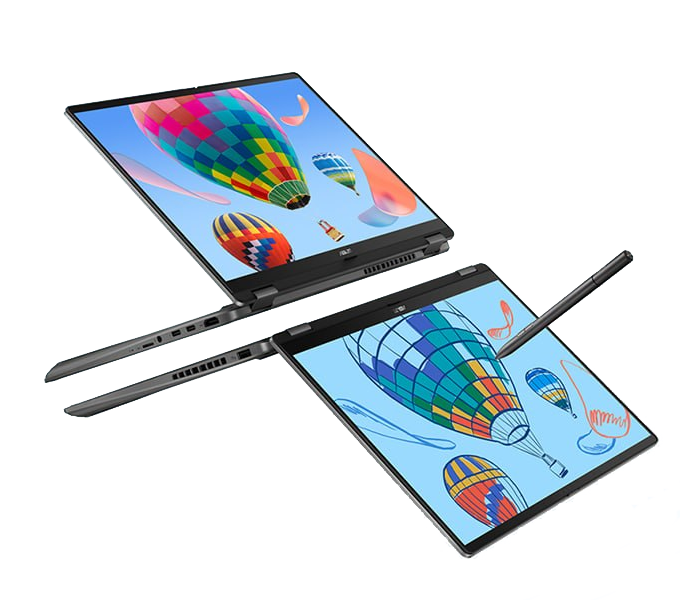 ASUS Vivobook 14Flip TP3407AA-SG778W-Intel core Ultra 7 Processor 355-16G-512G-Touch-14"WUXGA-W11H-BP+Pen-MatGray-2Y
