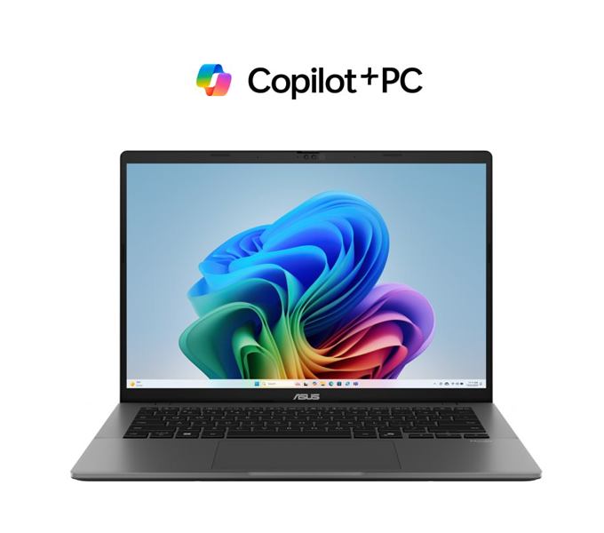 ASUS Vivobook S14 M3407KA-SF025W AMD AI R5-330-16G (ON BD)-1TB G4-14"OLED WUXGA-Win11H-Matte Gray-2Y