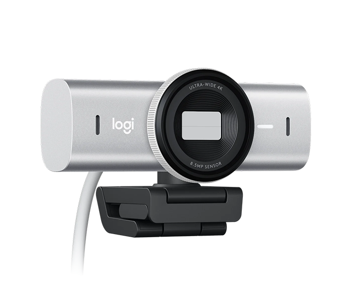 Webcam Logitech MX Brio 4K Ultra HD Collaboration and Streaming Webcam - PALE GREY -(960-001561) 1Y