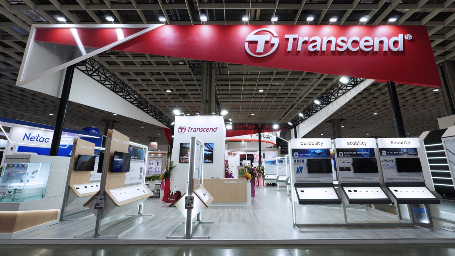 PTC Computer attended Transcend booth at Computex Taipei 2024 as a guest