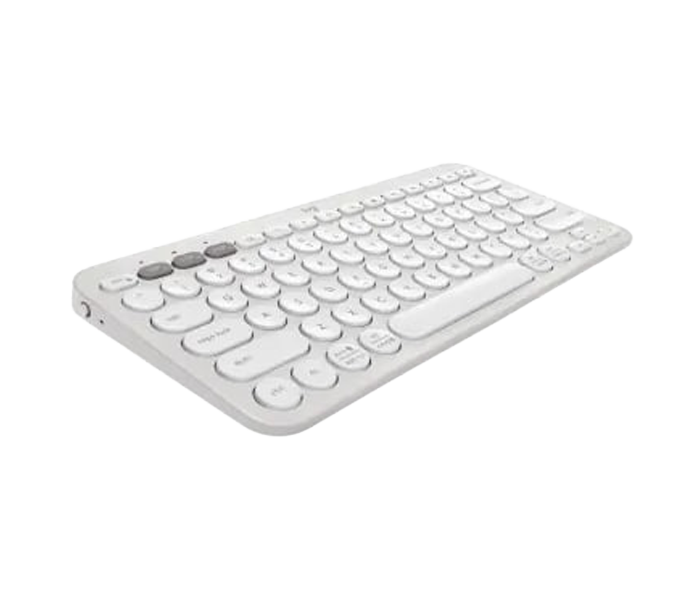 Keyboard Logitech Minimalist Bluetooth® Pebble Keys 2 K380s-TONAL WHITE-US-APANZ-122(920-011754)1Y
