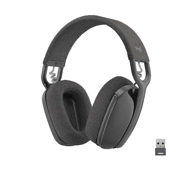 Headset Logitech Zone Vibe Wireless UC - GRAPHITE,A00167/A00172,UC,MFI - APANZ-122 (981-001200) 1Y